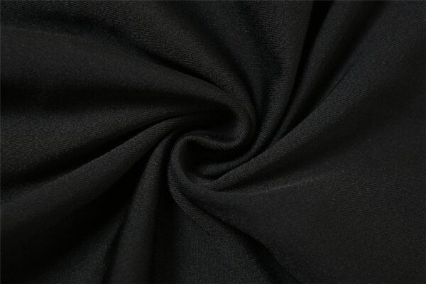 Irregular backless solid ruffle slit tube midi dress - Image 9