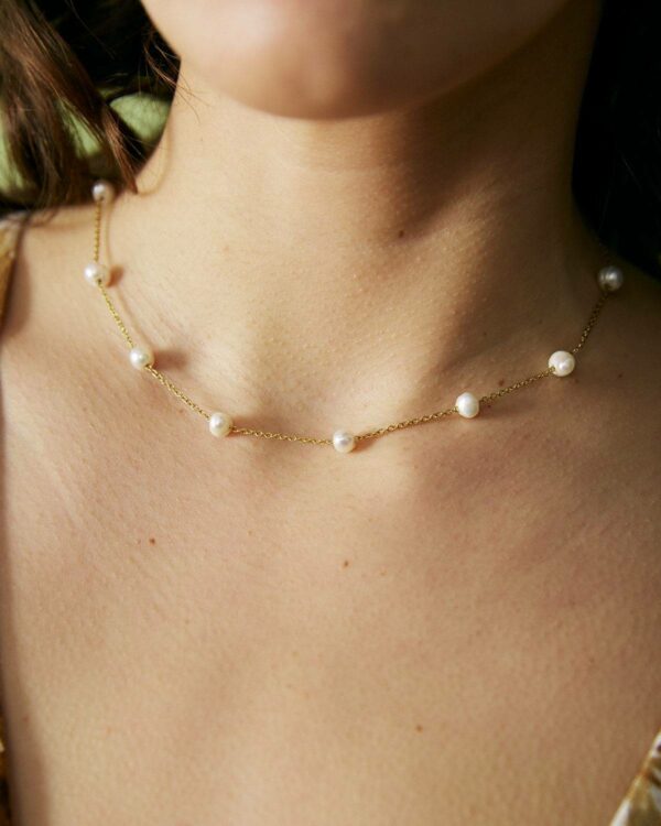 The Pearl Cable Chain Necklace - Image 2